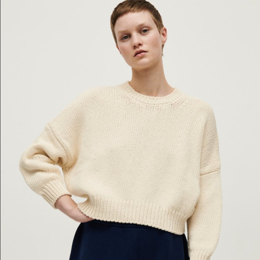 Babaa jumper sweater no14 natural ecru ivory